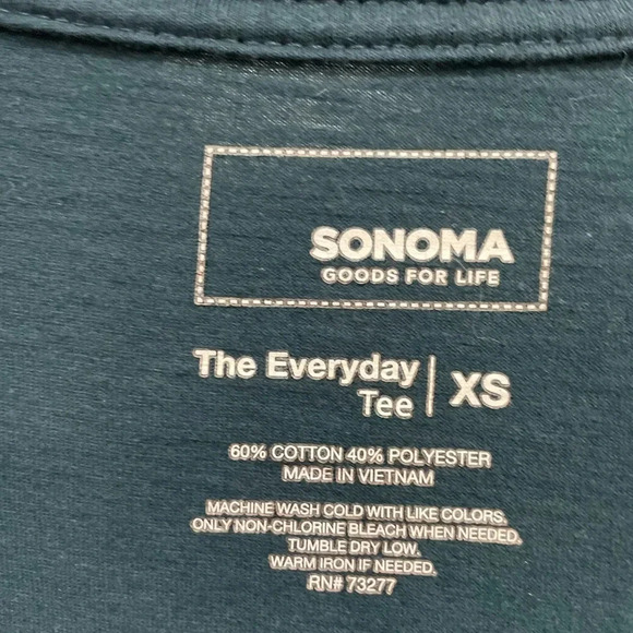 Sonoma The Everyday Tee T-Shirt Long Sleeve XS - Picture 5 of 5